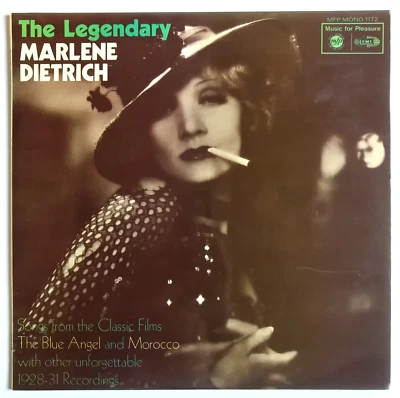 Marlene Dietrich Vinyl Compilation LP The Legendary Marlene - Image 1 of 4