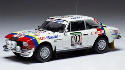 MODELLINO AUTO STATICO IXO PEUGEOT 504 COUPE V6 #3 RALLY COTE D'IVOIRE 1978 1/43 - Immagine 1 di 4