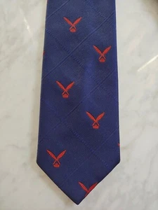 Tie America July 4 Patriot Bicentennial Pride of America Navy Quill Pen Inkpot - Picture 1 of 4