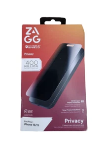 ZAGG InvisibleShield Privacy 360 Glas Displayschutzfolie für Apple iPhone 16 / 15 - Bild 1 von 2