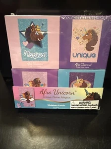 Afro Unicorn Miniature puzzles 20 pieces (4 pack) Total 4 Puzzles - Picture 1 of 15