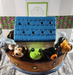 Scentsy Buddies 2016 Arca di Noè Bibbia Animali Scaldacera 2 pezzi con scatola - Foto 1 di 9