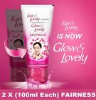 🇬🇧 New 2 X 100ml (Each) Lovely PINK Natural Skin Glow Face wash - UK