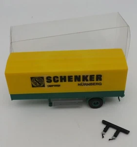 Kit Kibri Montato Rimorchio Per DAF 3300 Schenker Nürnberg HO 1/87 Scatola - Foto 1 di 8