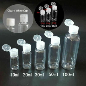 Tragbare klare Miniflasche leere kosmetische Reiseprobe Tube Fläschchen Flasche - Bild 1 von 14