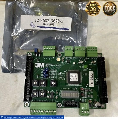 3M 12-3602-3678-5 Rev A Optocoupler Gated IO Expansion Card 3678 A v16 New - Image 1 of 4