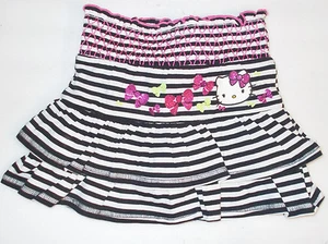 Hello Kitty Girls Black and White Tiered Skorts Size XS 4-5 NWT - Picture 1 of 1