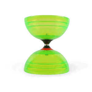 SUNDIA Shining Series - Professional Triple Bearing Diabolo - Crystal/Green - Foto 1 di 6
