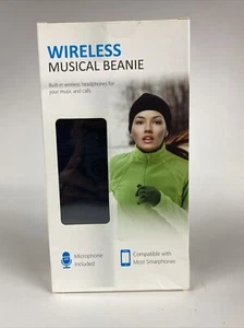 Bluetooth Wireless Headphones Musical Beanie Cap Hat - New - Picture 1 of 2