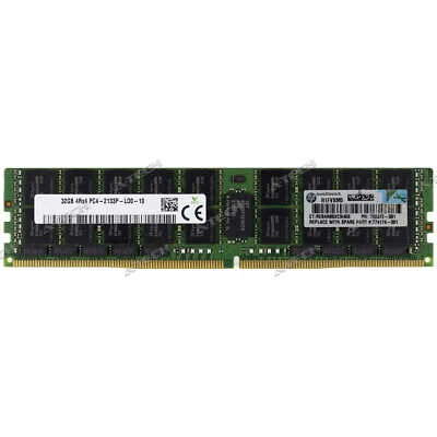 HP 32GB DDR4-2133 LRDIMM 726722-B21 774174-001 752372-081 726722-S21 Memory RAM - Image 1 of 2