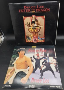 Bruce Lee Laserdisc lot (2) Enter The Dragon Remastered / Fist of Fury - Picture 1 of 9