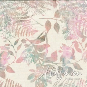 Hoffman Batiks Fabric - Bali Batik - #Q2140-576 Petit Four Floral Mix - Picture 1 of 1