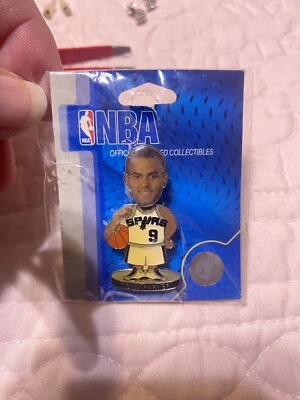 Tony Parker Bobblehead Pin - Sealed Package - Image 1 of 4