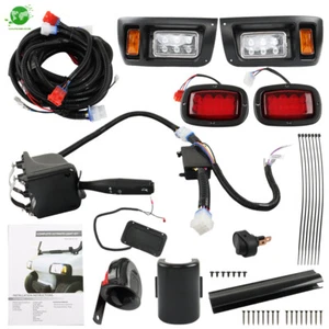 Fit For Club Car DS 1993-UP Golf Cart LED Headlight and Tail Light Kit LED Light - Picture 1 of 12