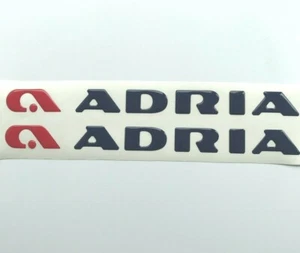 Pegatina Adria calcomanía abovedada 3D, para autocaravanas y autocaravanas Adria, delantera, lateral, trasera - Imagen 1 de 6