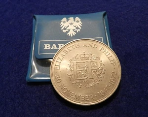 1972 Great Britain Commemorative Crown - Copper-Nickel - Wedding Anniv. in OGP - Picture 1 of 2