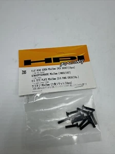 HPI Racing #Z085 Flat Head Screw M3 x 15mm Hex Socket Black New In Package - Picture 1 of 9