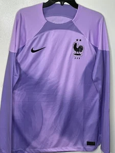 Camiseta de fútbol Nike FFF Francia 22/23 Stadium Goalie, talla mediana nueva con etiquetas DN0664-581 - Imagen 1 de 7