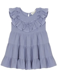 Mabel + Honey NWT Lavender Purple Cotton Gauze Dress Girls Spring/Summer - Picture 1 of 3