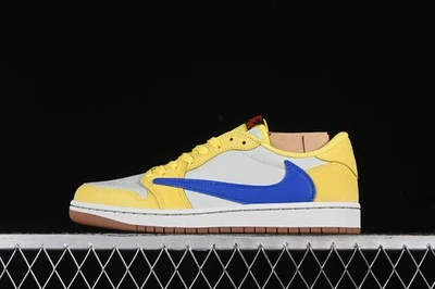 Nike Travis Scott x Air Jordan 1 Retro OG SP Low Canary DZ4137-700 Foto 1 de 4