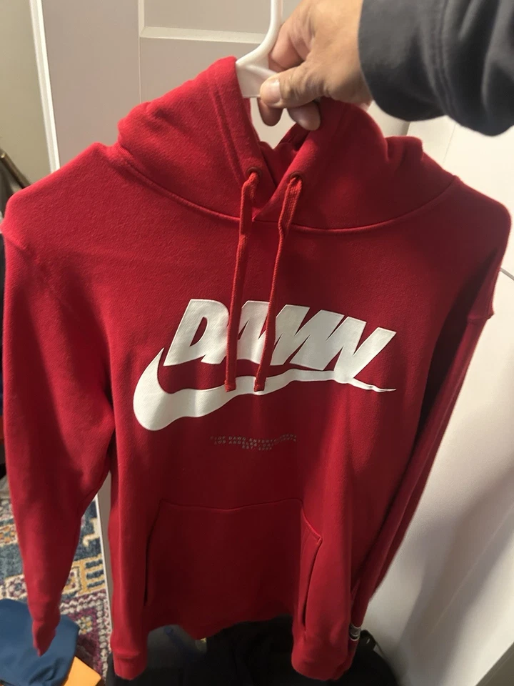 Nike Sportswear Club Herren Pullover Hoodie - Rot, Größe L - Bild 1 von 4