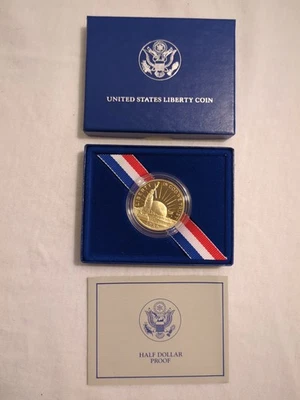 1986-S United States Half Dollar Liberty Coin PROOF In Original Box With COA - Image 1 of 4