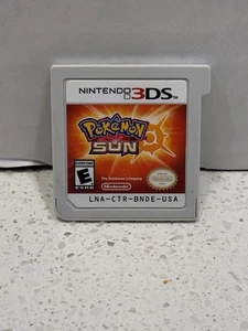 Pokémon Sun Nintendo 3DS Game Cartridge. Authentic. Loose. Tested Working. - Picture 1 of 2