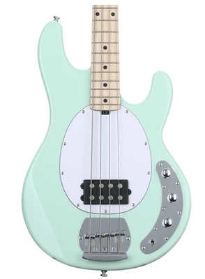 Guitar Electric Sterling By Music Man StingRay RAY4 Bass Guitar - Mint Green - Image 1 of 4