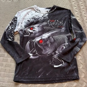 Big Fish Gear SKELEFISH Back Country UPF50 Long Sleeve ~ YM (8) - Picture 1 of 15