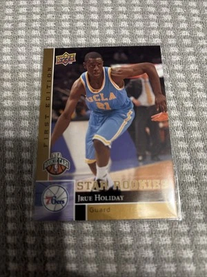 Primera edición 2009-10 Upper Deck - Star Rookies Jrue Holiday #192 dorado (RC) Foto 1 de 2