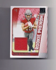 2024 Donruss Jalen McMillan Rookie Phenom Jersey Patch RC #RPJ-JMC Buccaneers - Picture 1 of 2