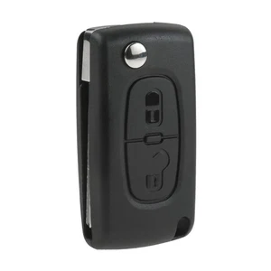CE0536 Car Key Shell Fob Case Repair For Citroen C5 C6 Peugeot 307 308 407 607 - Picture 1 of 9