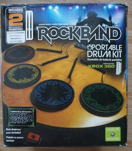 Harmonix RockBand Portable Drum Kit for Xbox 360 with 2 Drum Sticks & Controller - Picture 1 of 5