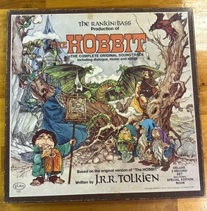 The Rankin/Bass Production of The Hobbit Soundtrack 2 LP Record Box Set & Book - Picture 1 of 22