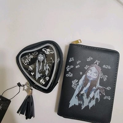 NUEVO Cartera grande con cremallera y bolso para monedas con borlas Grunge Whimsigoth Fantasía Foto 1 de 4