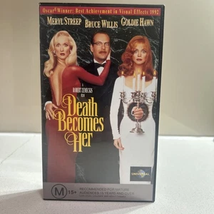 Death Becomes Her VHS Comedy Fantasy Horror Plastic Surgeon Immortality Rare - Bild 1 von 3