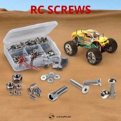 RCScrewZ Stainless Screw Kit cen006 for CEN Racing Genesis 7.7 GST 1/8 MT | SET - Image 1 of 4