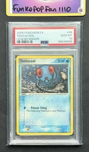 PSA 10 GEM MINT Tentacool EX Legend Maker 66/92 Pokemon TCG (POP 9) - Picture 1 of 2