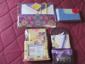 4 STATIONERY AND MEMO SETS NEVER OPENED - Picture 1 of 8