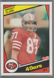 Topps #351 1984: Dwight Clark - Imagen 1 de 1