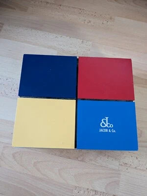 Caixa de relógio Jacob & Co Five fuso horário *SOMENTE CAIXA* - Imagem 1 de 4