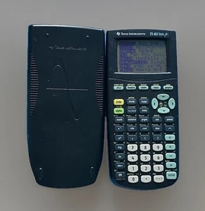 Texas Instruments TI-82 STATS.fr / Calculette Calculatrice Graphique+Cache/ 1999 - Photo 1/5