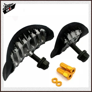 1.6'' / 2.15'' Black Rubber Rim Lock Set & Gold Aluminum Rim Lock Covers Washers - Picture 1 of 18