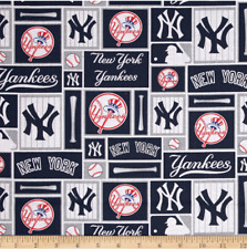MLB New York Yankees 6647-B Cotton Fabric by the Yard