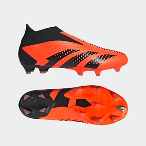 Adidas Predator Accuracy+ FG Laceless Soccer Cleats Men's Size 6.5 Orange GW4560 - Picture 1 of 10