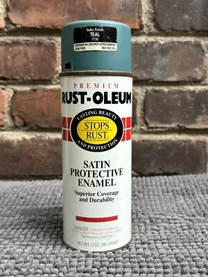 1993 Rustoleum Satin Teal Spray Paint - Image 1 of 3