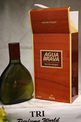 AGUA BRAVA por PUIG Eau de Cologne Splash 11,8 fl. oz. Derechos de autor vintage 1995 Foto 1 de 2