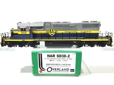 Overland OMI NAR EMD SD38-2 Northern Alberta Railways #402 HO Brass #087010012.1 - Image 1 of 4
