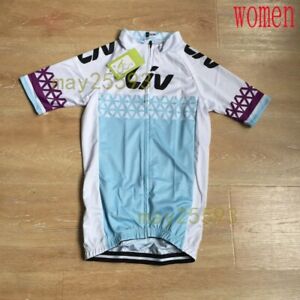 Womens Cycling Jersey Summer Short Sleeve Bike Shirt Quick Dry Bicycle Uniform