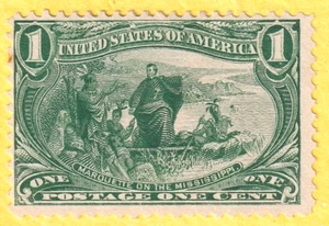 jis36 US STAMP SC# 285 1c 1898 *MINT NG CV$38.00 F+ 897 - Picture 1 of 2